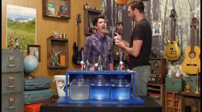 Poor man eats fish bait spray