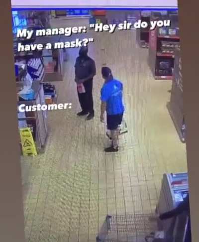 Saw this on a friends Instagram story. At least he left right away...