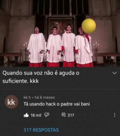 Tão usando Hack até na igreja