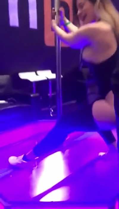 Ashley in a club