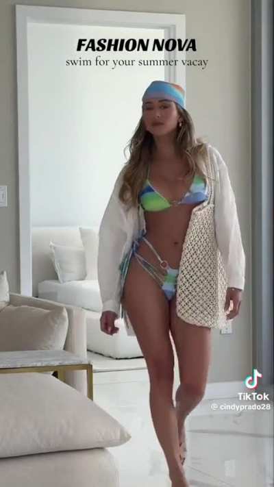 These thighs keep filling up. She always do this, when she's plumping herself up for the next Summer Bikini Fashion Haul event to come.