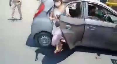 Breaking lockdown rules & breaking down. (India)