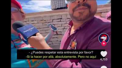 American main character tourist in Durango,Mexico during the eclipse viewing location. 