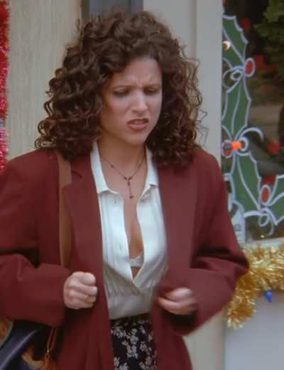 Julia Louis-Dreyfus - S7E10 Cleavage Loop, Cropped, Slowed, Dain'd, AI'd 4 of 5