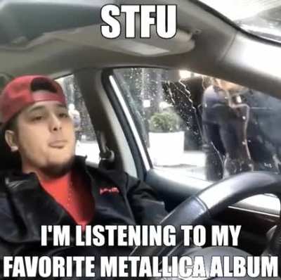St Anger fans be like