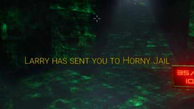 Larry bonked me :(
