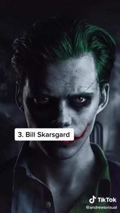 Having a creepy smile = Joker
