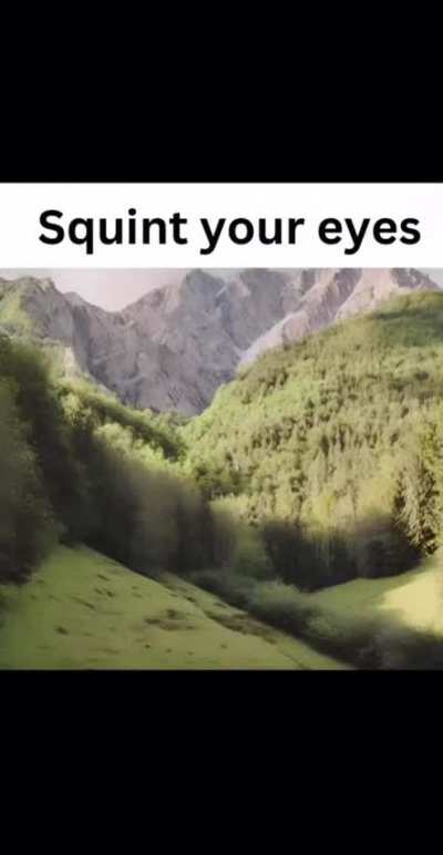 If You Squint Hard Enough You’ll Be Able To See It.