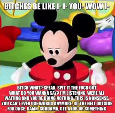 Be like that