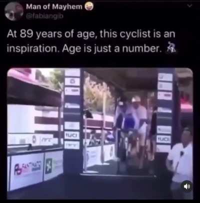 Inspiring. One of the last original Olympian Athletes.