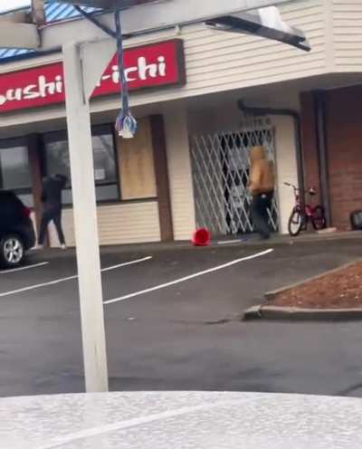 My dude wasn’t even scared of the gun