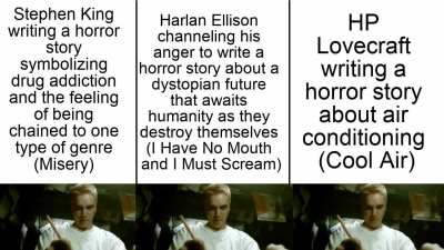 Horror writers getting inspiration
