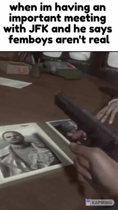 mason don’t shoot jfk nooo