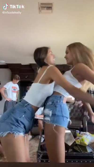 The Kelley sisters (Nicole and Natalie) shaking their nice big asses