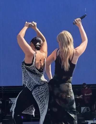 Natasha Bedingfield and Nelly Furtado 