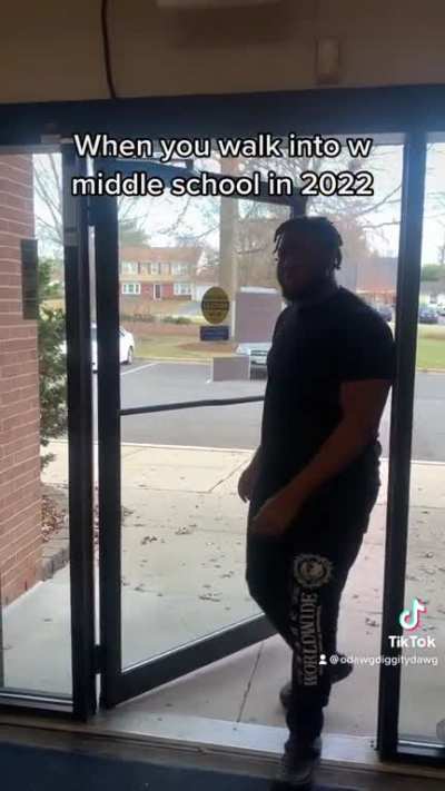When you walk into a middle school in 2022