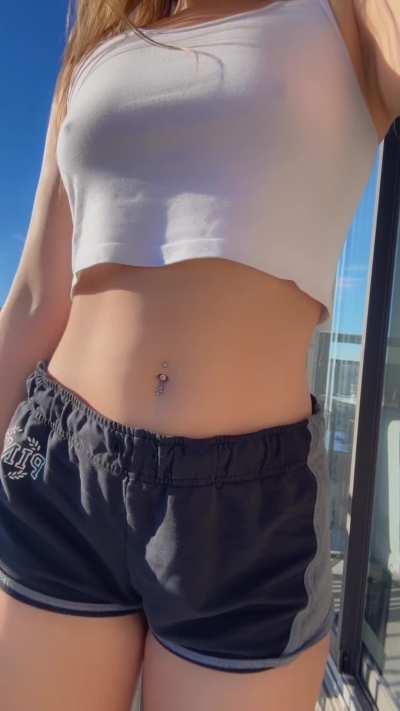 out in the sun ;)