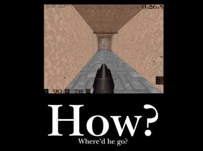Where'd he go?