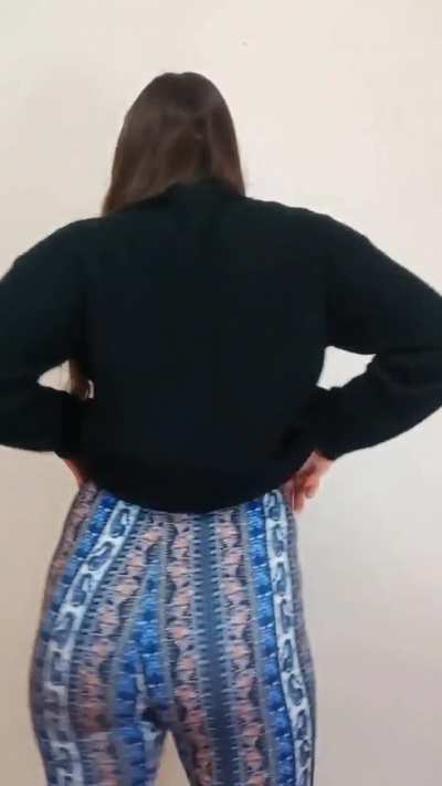 Booty in blue flare
