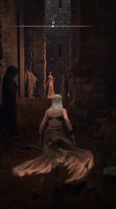 Statue's head is moving