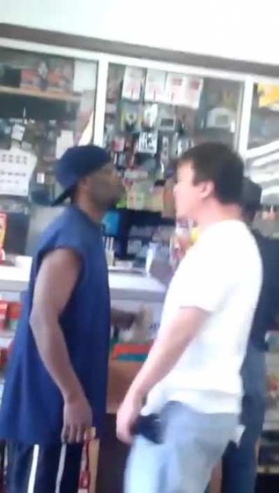 Store owner gets into an argument with his customer