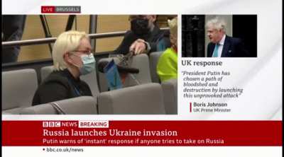 Reporter 'accidentally' says what we're all thinking during the NATO response just now