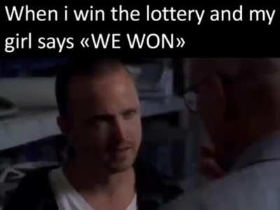 I said that