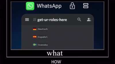 A funny bug... enjoying Discord in whatsapp