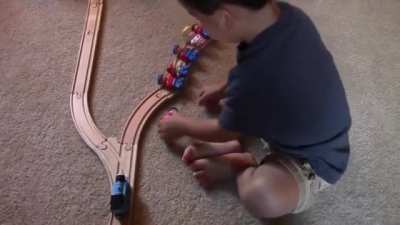 Kid wants his own way