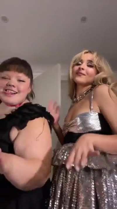 getting ready with friends