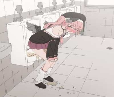 Filling a urinal