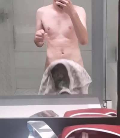 Oops dropped my towel 😏 hope you don’t mind