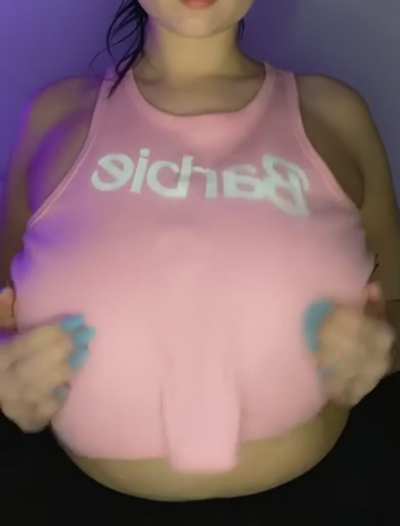 Can I be your big tiddied barbie doll?