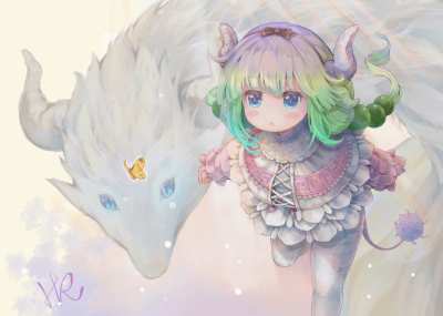 Holographic Kanna (Extra Rare) [Miss Kobayashi's Dragon Maid]