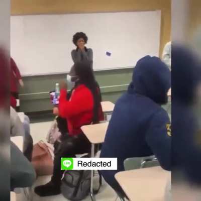 Teacher calls the police and gets a student arrested because she didn’t apologize for talking back‼️👀
