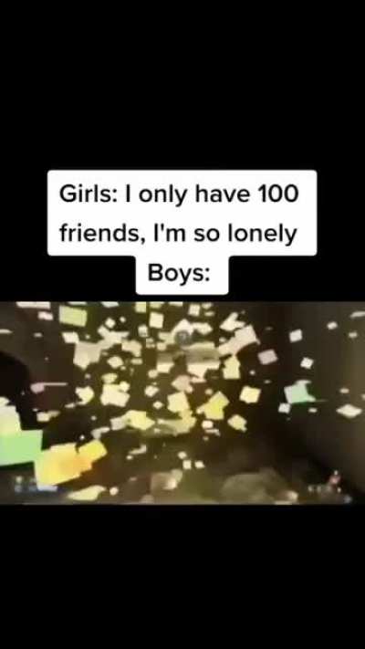 I don’t have friends