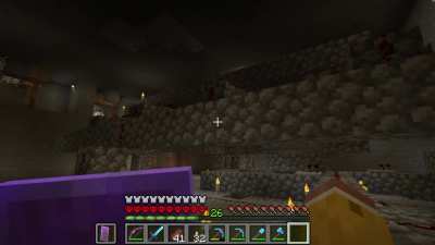 Built an adjustable enchanting table in hardcore