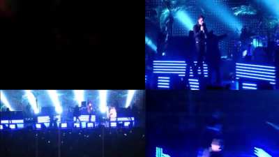 The Killers performing Bones get interrupted by 