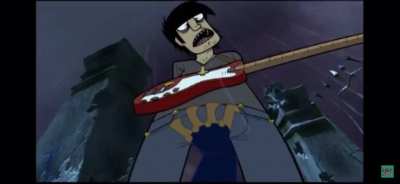 A zombie gorillaz grabed mrudoc by the jewels!?