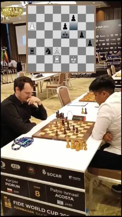 Pablo Acosta pasa a la segunda ronda de la Copa del Mundo de Ajedrez (Muchaaaachooos ahora nos volvimos a ilusionar)