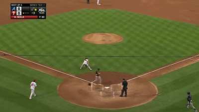 [Highlight] [Highlight] The Braves strike first in game 3 with an RBI single by Ozzie Albies that scores Ronald Acuña Jr.
