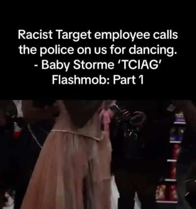Definitely racism, couldn’t be the fact that she brought an entire production to the store without asking for permission first.