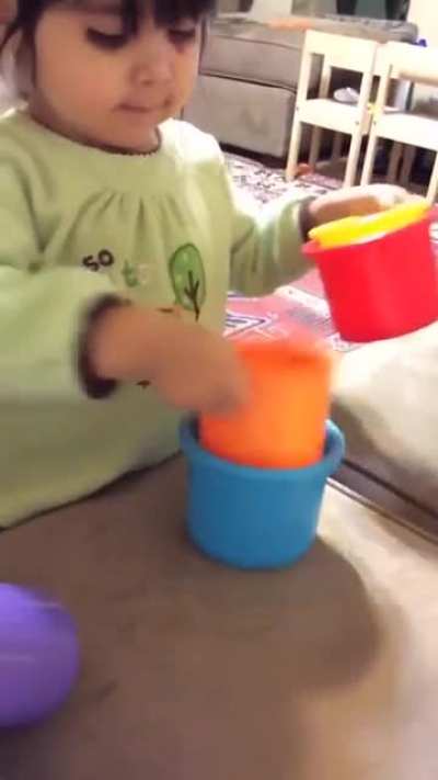 How happy kiddo gets!