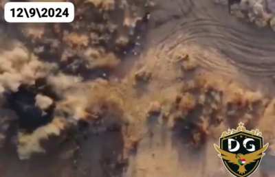 Sudanese Army Drone Attack on RSF militants, El Fasher.