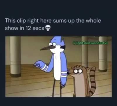 Rigby and mordecai stay doing crazy shit