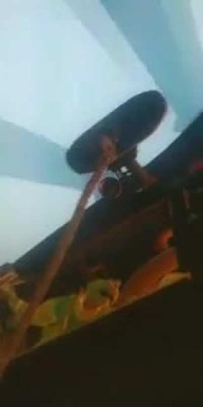 A silent Video of Fuzes rappelling from a helicopter