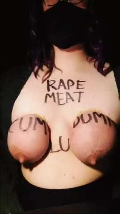 [F] fun body writing and tit bondage