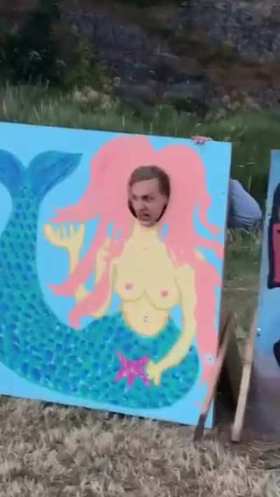 This guy at a festival