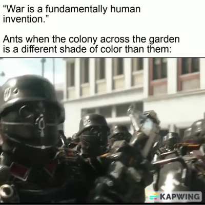 Natural doesn't mean peaceful
