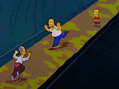 Like a Simpsons 0... the credit in the video 